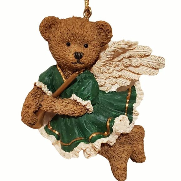 Vintage Traditions Poly Resin Bears Christmas Ornaments Collection Set Of 8 - Picture 5 of 10